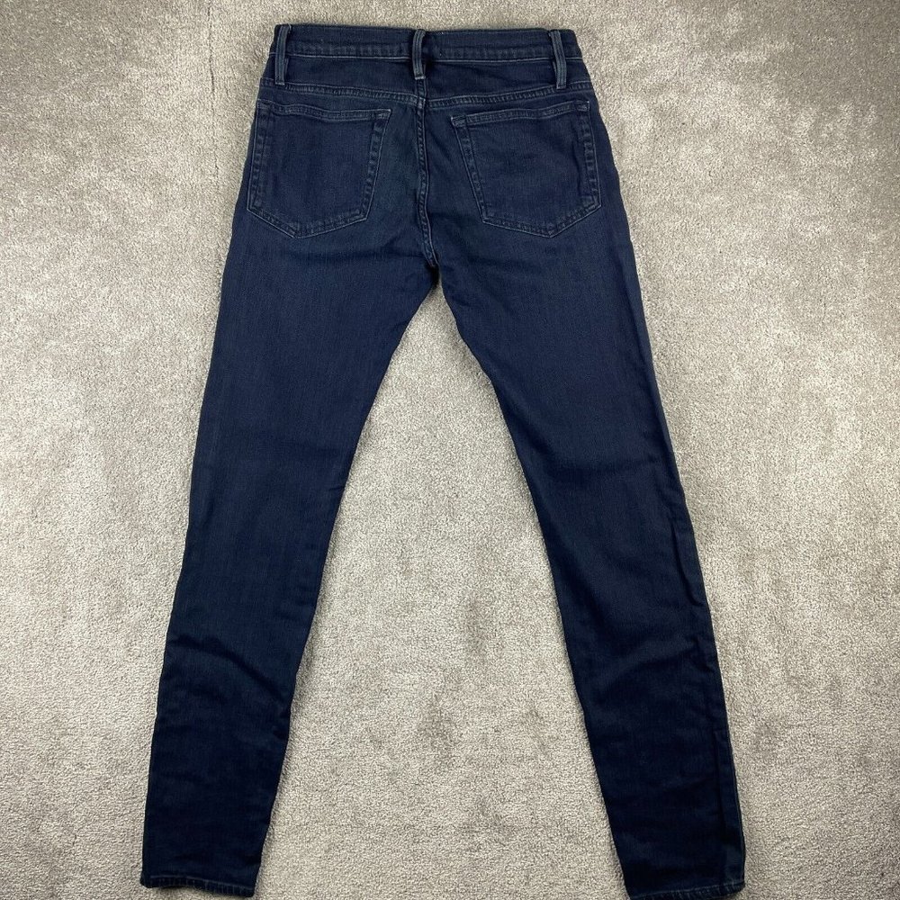 FRAME Denim L’Homme Men's Size 28x32 Slim Stretch Dark Wash Jeans - Picture 3 of 9